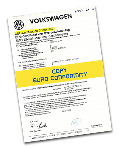 Wij geven het Europese Certificaat van Overeenstemming af voor de volgende auto- en motormerken