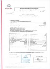 Certificaat van Overeenstemming Citroen - Cvo Citroen - Coc Citroen