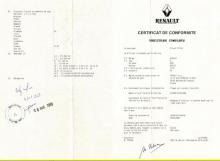 Certificaat van Overeenstemming Renault | Renault Cvo CoC
